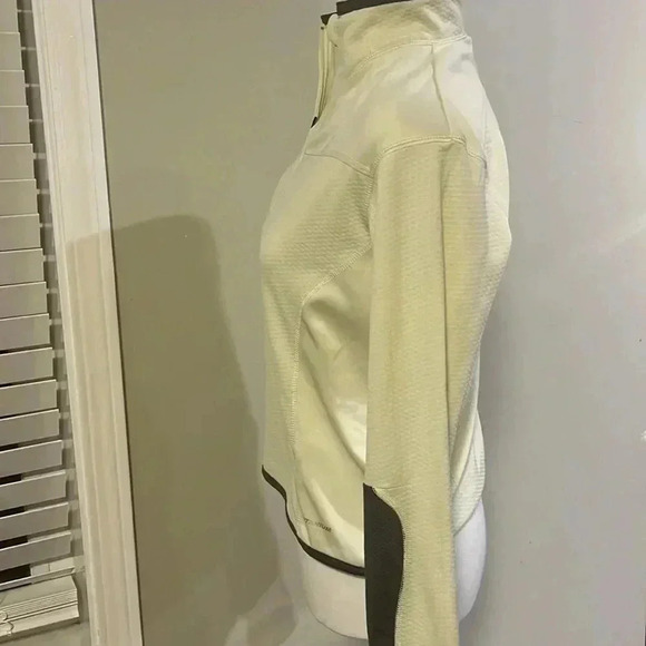 [XS]Columbia Titanium WMN Yellow Activewear 1/4 zipper PullOver TurtleNeck Shirt - Picture 5 of 7